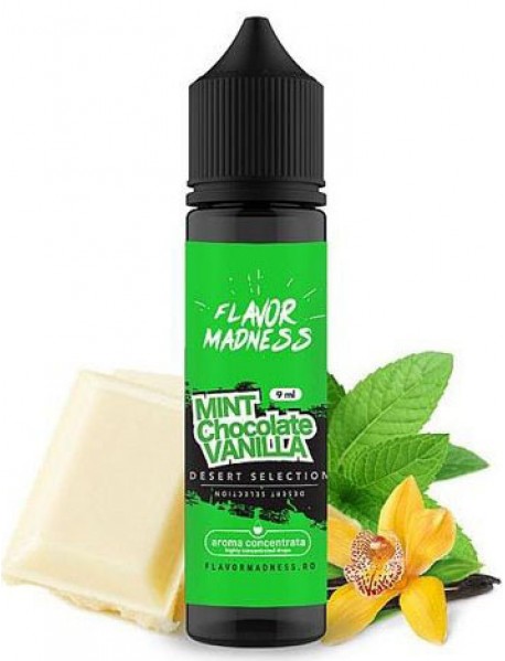 Aroma Flavor Madness 9ml, LongFill  - Mint Chocolate Vanilla