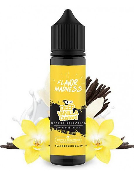 Aroma Flavor Madness 9ml, LongFill  - Deep Vanilla Custard