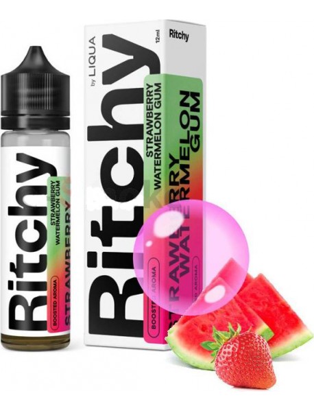 Aroma Ritchy 12ml, LongFill - Capsuni Pepene rosu Bubblegum