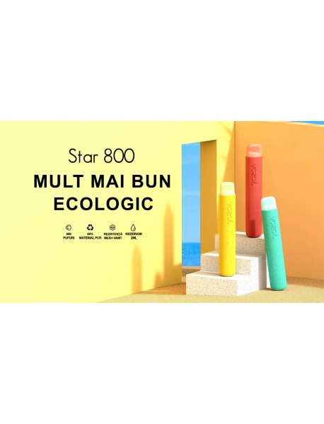 Vozol Cream Tobacco, 800 pufuri, 20mg