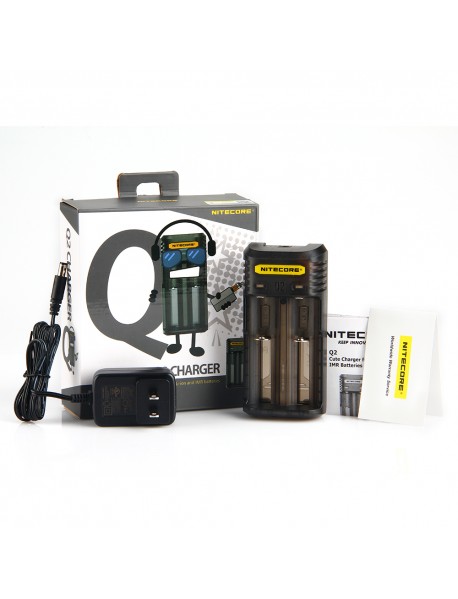 Incarcator acumulatori Nitecore Q2, priza si USB