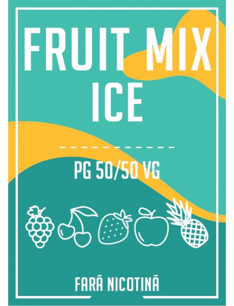 Lichid 100ml Fruit Mix Ice - fara nicotina