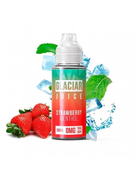 Glaciar Juice Strawberry Menthol 100ml fara nicotina