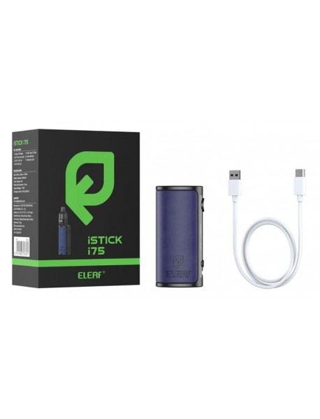 Mod Eleaf iStick i75, 3000mAh, 75W - albastru Mod Eleaf iStick i75, 3000mAh, 75W - albastru