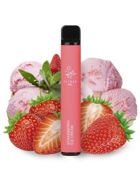 Elf Bar Inghetata cu capsuni, 600 pufuri, 20mg