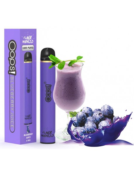 Puff Bar Suc de Afine Oops! - 6ml 0mg 1800pufs