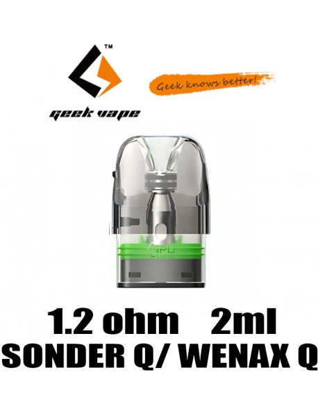 Cartus Geekvape Sonder Q/ Wenax Q 1.2ohm 2ml