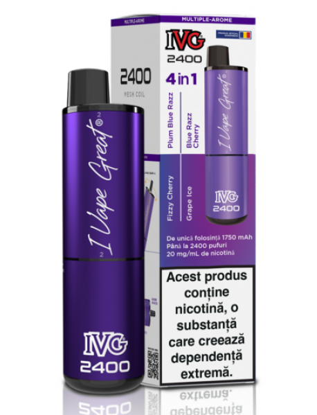 IVG 2400 pufuri, 20mg - Purple Edition