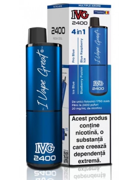 IVG 2400 pufuri, 20mg - Blue Edition