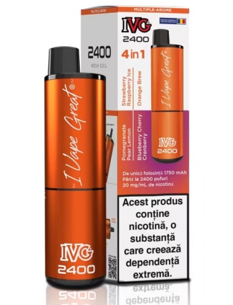 IVG 2400 pufuri, 20mg - Juicy Edition IVG 2400 pufuri, 20mg - Juicy Edition