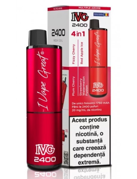 IVG 2400 pufuri, 20mg - Red Edition