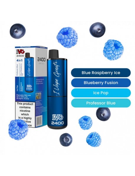 IVG 2400 pufuri, 20mg - Blue Edition