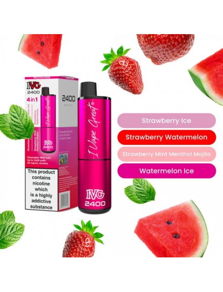 IVG 2400 pufuri, 20mg - Pink Edition