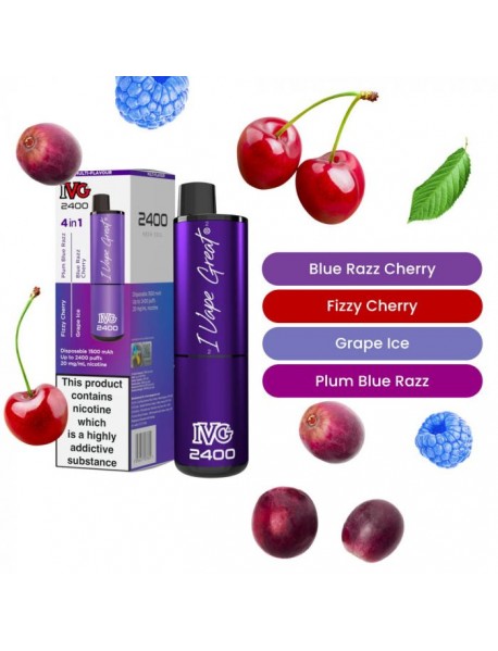 IVG 2400 pufuri, 20mg - Purple Edition