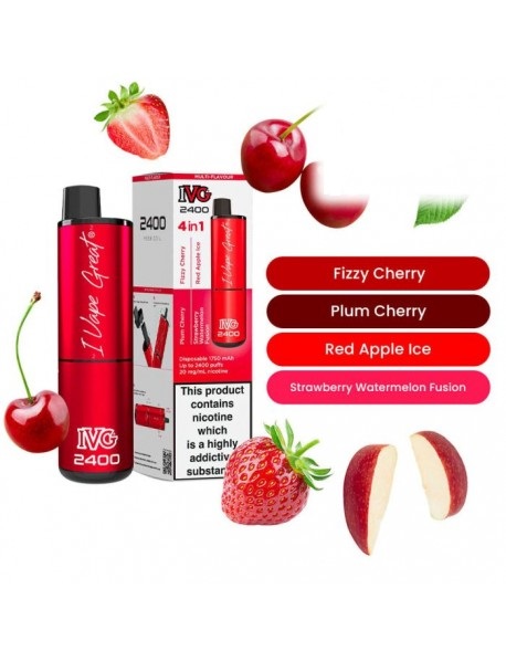 IVG 2400 pufuri, 20mg - Red Edition