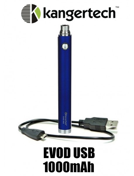 Baterie tigara electronica Kanger USB 1000mAh - albastru