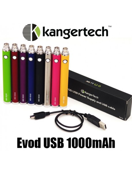 Baterie USB EVOD 1000mAh - inox
