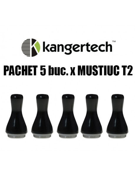 Mustiuc T2 Negru, plastic, pachet 5 bucati