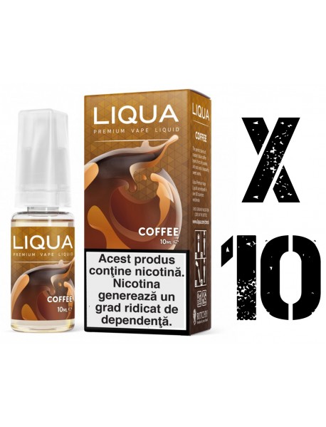 Pachet PROMO 10 x Liqua Cafea 10ml