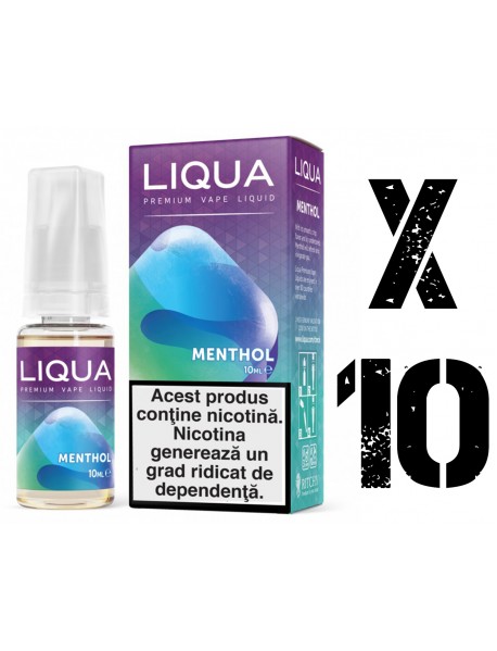 Pachet PROMO 10 x Liqua Menthol 10ml