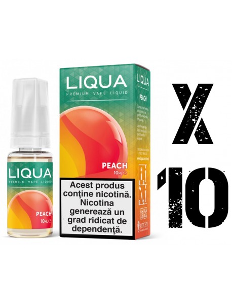 Pachet PROMO 10 x Liqua Piersica 10ml