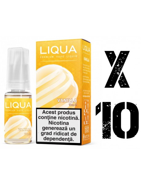 Pachet PROMO 10 x Liqua Vanilie 10ml