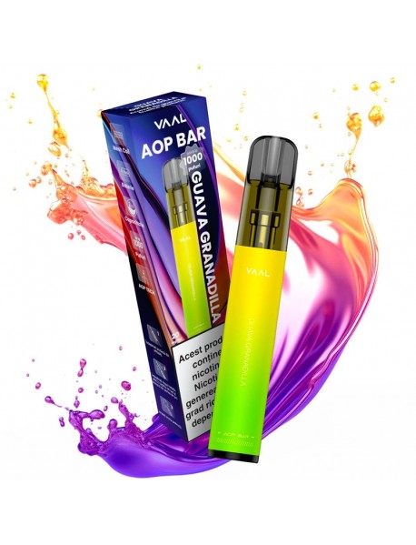 VAAL AOP BAR - Guava si Fructul pasiunii, 1000 pufuri, 20mg nicsalt