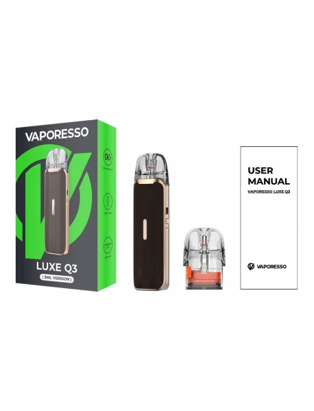 Vaporesso Luxe Q3 - Mocha Brown, 3ml