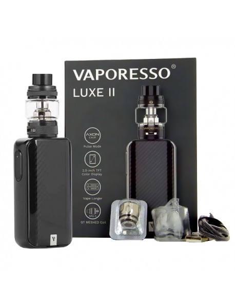 Vaporesso Luxe II 220W TC cu atomizor NRG-S - negru Vaporesso Luxe II 220W TC cu atomizor NRG-S - negru