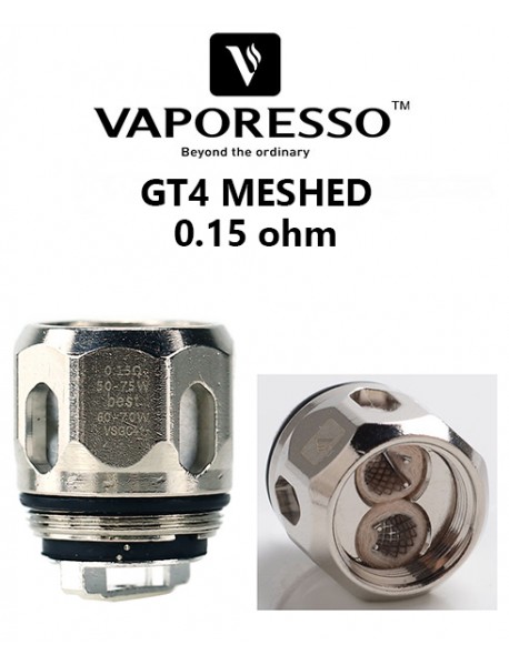 Rezistenta GT4 MESHED 0.15ohm - Vaporesso