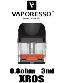 Cartus Vaporesso XROS 0.8ohm, 3ml Cartus Vaporesso XROS 0.8ohm, 3ml