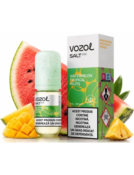 Vozol Salt 10ml 20mg – Watermelon Tropical Fruits Vozol Salt 10ml 20mg – Watermelon Tropical Fruits